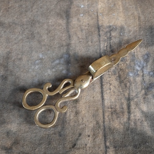 Dochtschneider Kerzenlöscher Vintage Kerzenlöscher Accessoire aus Messing