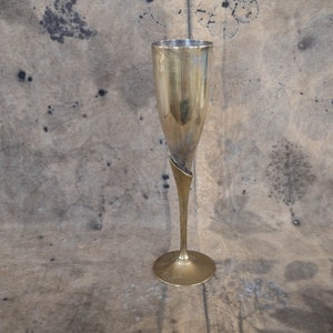 Silver ritual cup Wicca witch goblet Vintage altar chalice