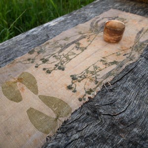 Linen altar cloth Wiccan alter runner Tarot cloth for spread Tea mat cover Japandi art home decor