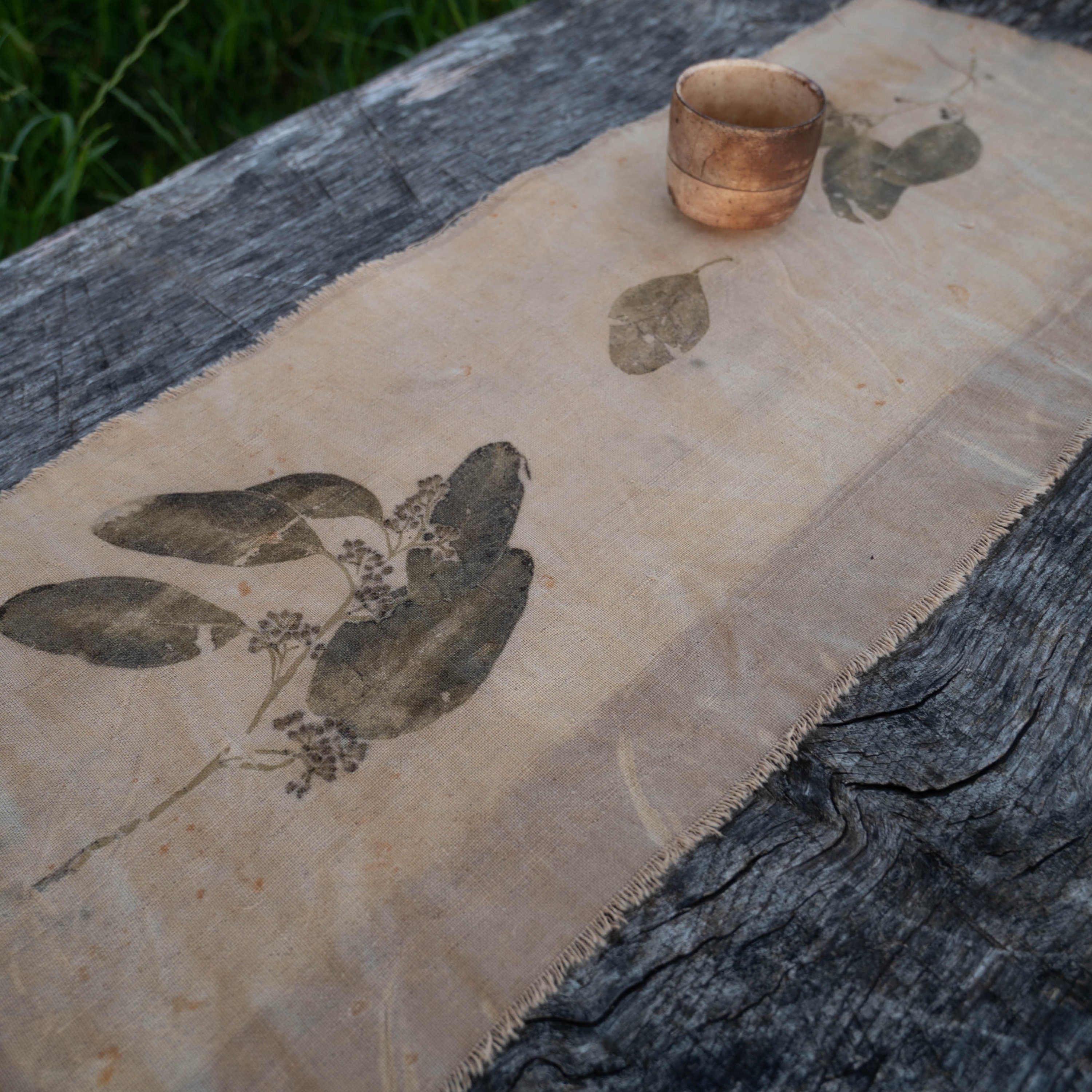 Tea Ceremony Decor - Chabu for Gongfu Cha - Rustic Linen Home