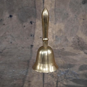 Brass hand bell Vintage altar bell Vintage witch bells