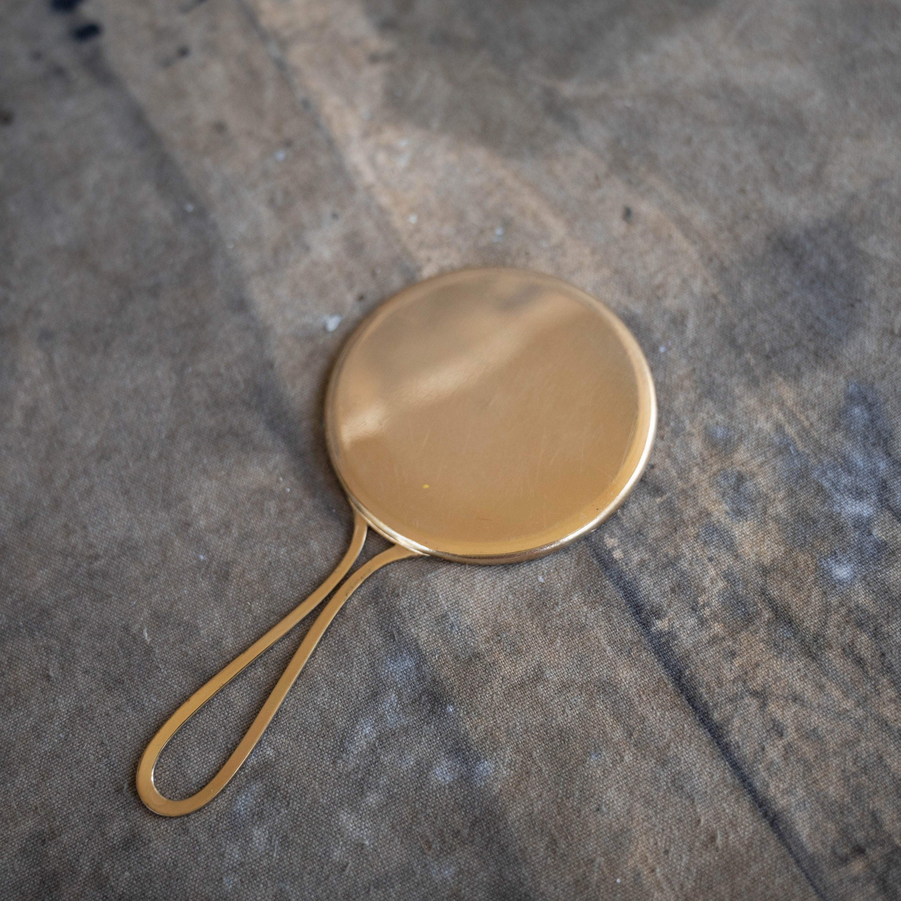 Small Hand Mirror With Handle Vintage Handheld Mirror Pocket Etsy