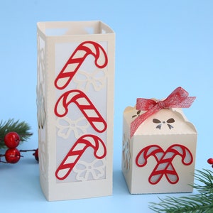 Yuletide Delights Christmas Gift Extravaganza Holiday Cheer 3d Box template