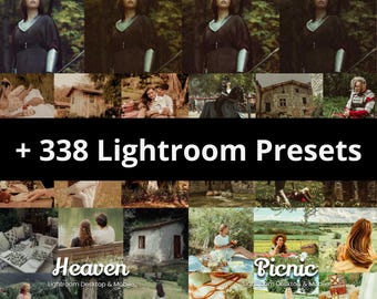 338+ Ultimate Earth & Lifestyle Lightroom Presets Bundle - Presets for Instagram, Travel, Outdoor, Couples Fall Aesthetic Editing