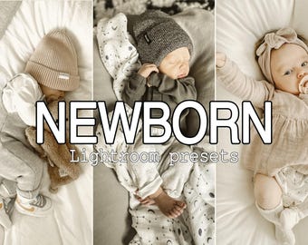 12 Warm Newborn Lightroom Presets Mobile & Desktop | Cozy Baby Photography Filter, Soft Skin Tones, Nursery Filter, iPhone Lightroom 2026