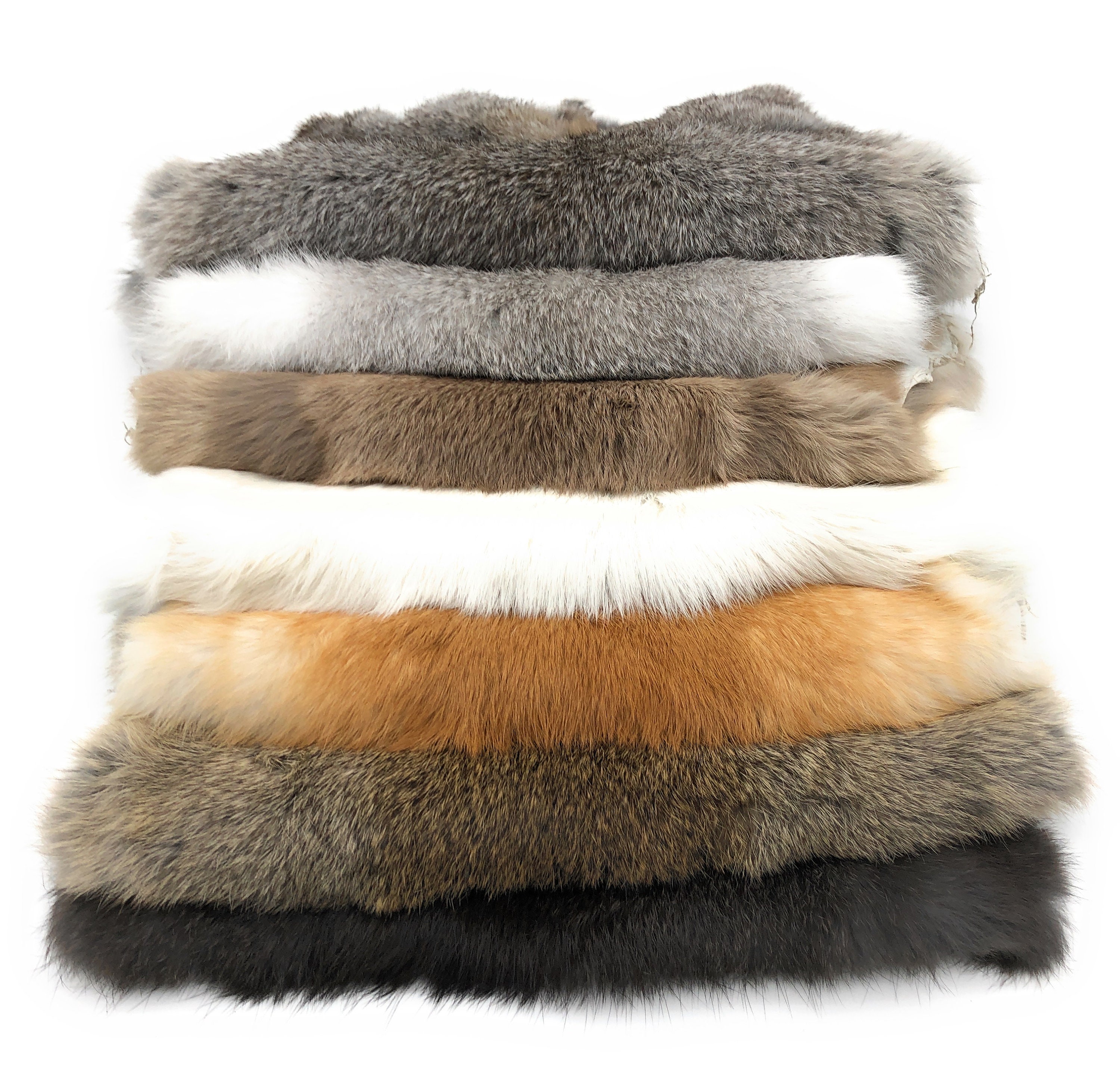 1 Pcs Natural Color Rabbit Fur Pelts Craft Grade Assorted Etsy