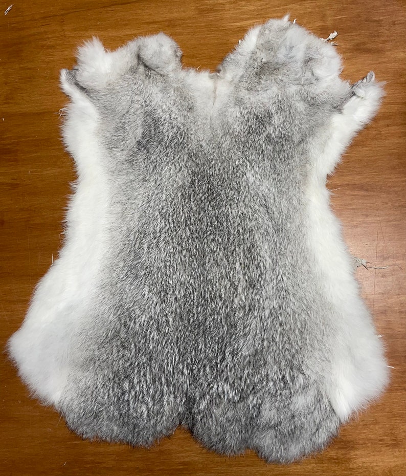 1 Pcs Natural Color Rabbit Fur Pelts Craft Grade Assorted - Etsy