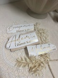 Damat Kahvesi lettering personalized made of vinyl + including transfer film