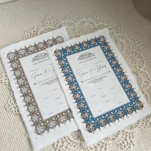 Certificat de mariage islamique | Votre Nikah Akdi dans différentes langues