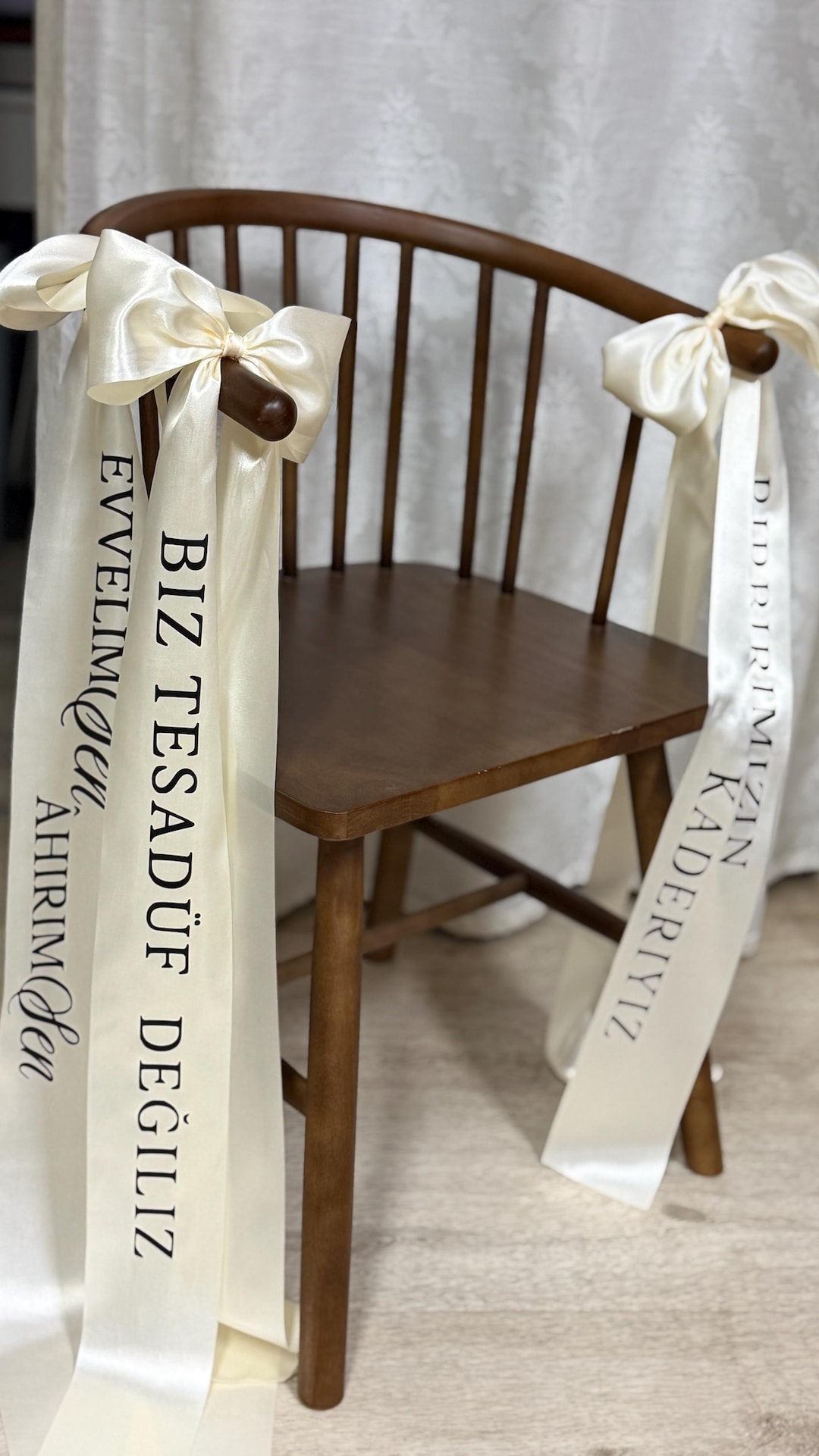 First Class Ribbon Personalized Ribbon Sash With Custom Text – Wedding Table Chair ...
