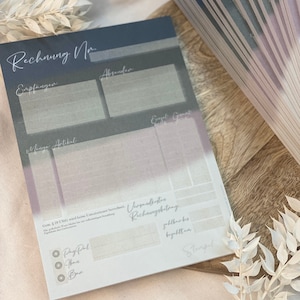 A5 fakturablock med limbindning