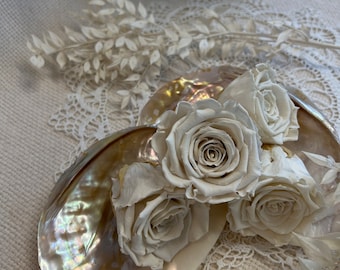 Infinity Rose Cream White