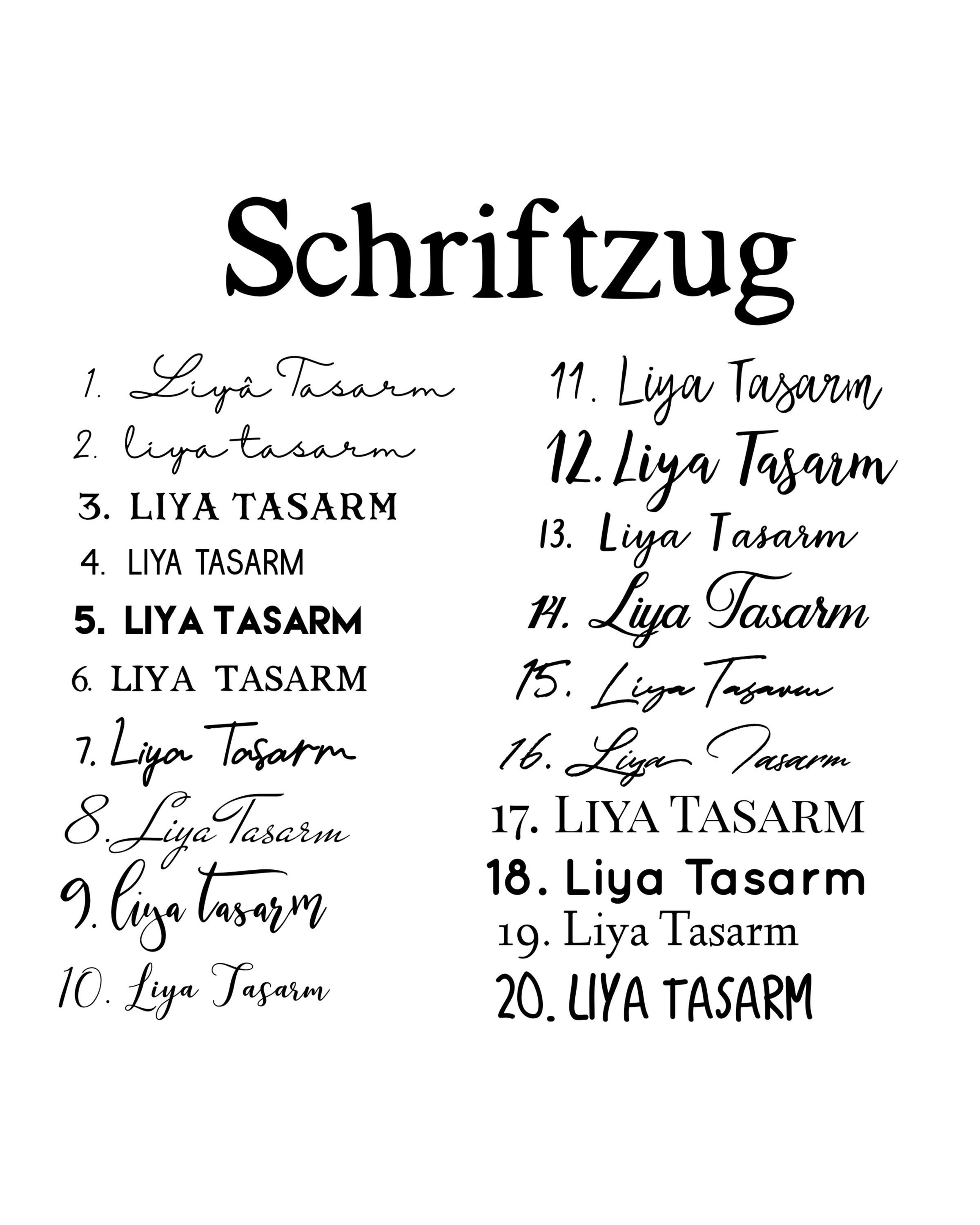 Schriftzug personalisiert aus Vinyl inkl. Transferfolie | Etsy