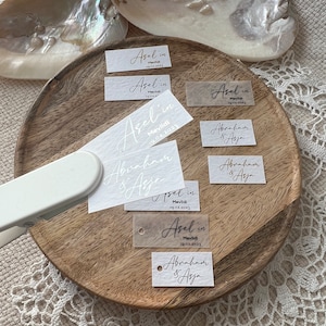 Personalisierte Etiketten für Gastgeschenke JGA Taufe Hochzeit Verlobung diy Trauung Bild 3