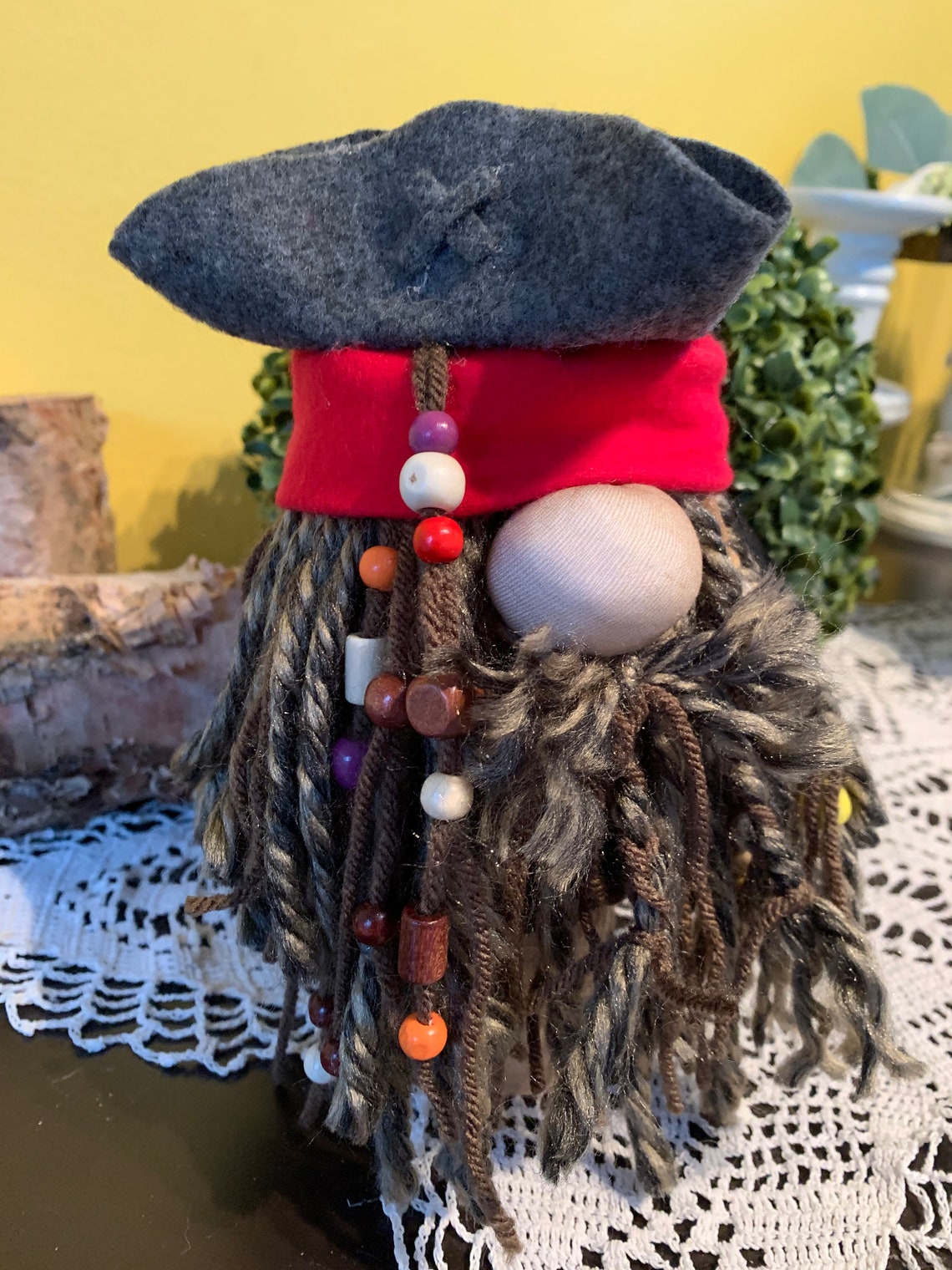 Captain Jack Sparrow Pirate Gnome Pirates of the Caribbean Etsy