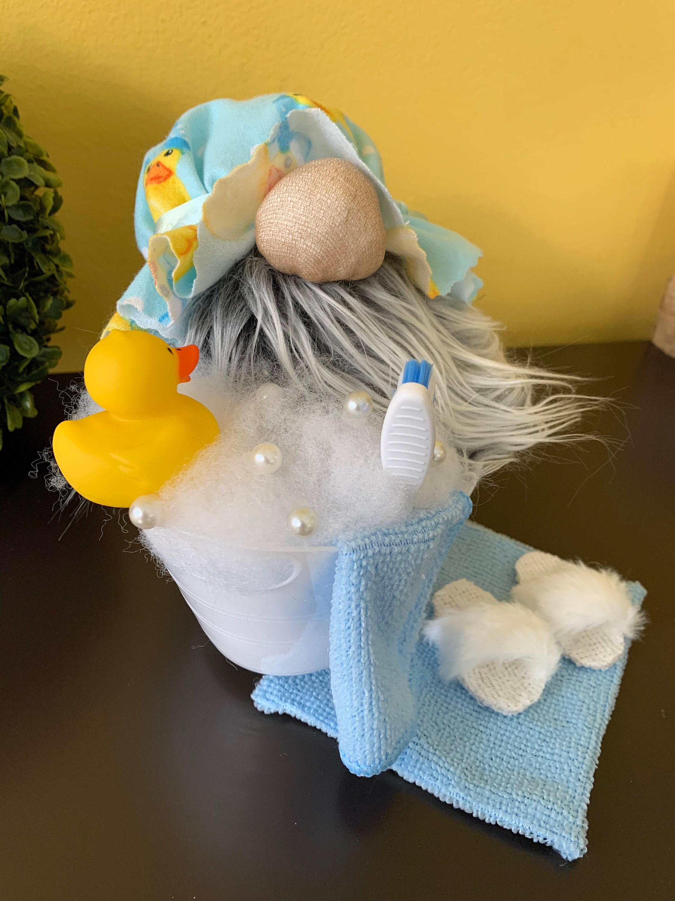 Bathtub Gnome Gnome in a bathtub Sock Gnome Bath Tub Gnome Etsy