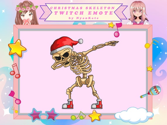 Twitch Emote Squelette De Noel Drole Etsy Twitch Emote Squelette De Noel Drole Etsy