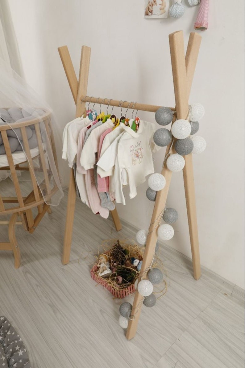 Mini clothing rackchildrens clothing rack wooden dress Etsy
