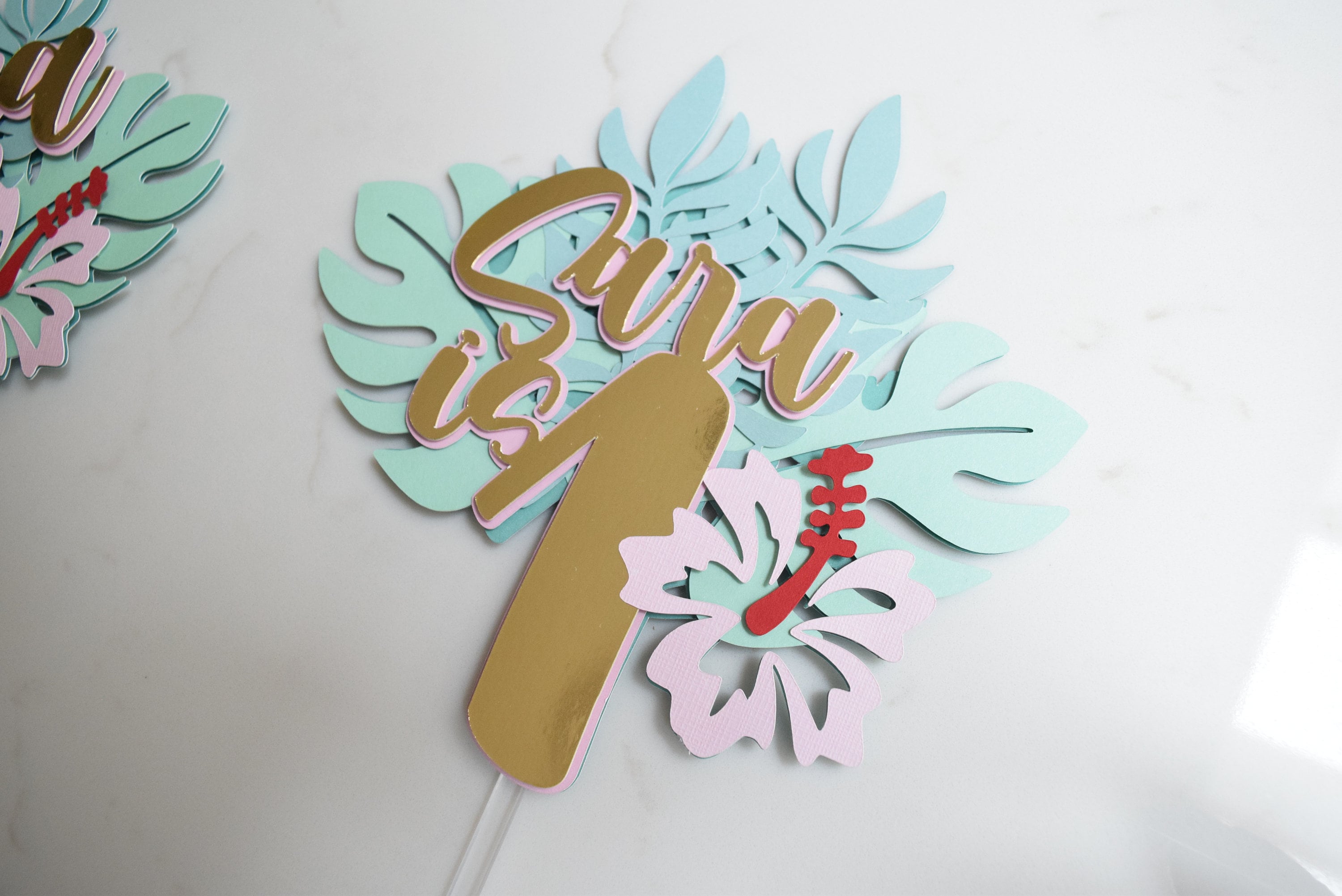 Personalised Jungle Theme Cake Topper. - Etsy