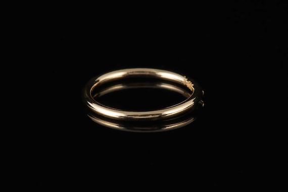 14k Solid Gold Nose Hoop, 20g Seamless Cartilage Ring