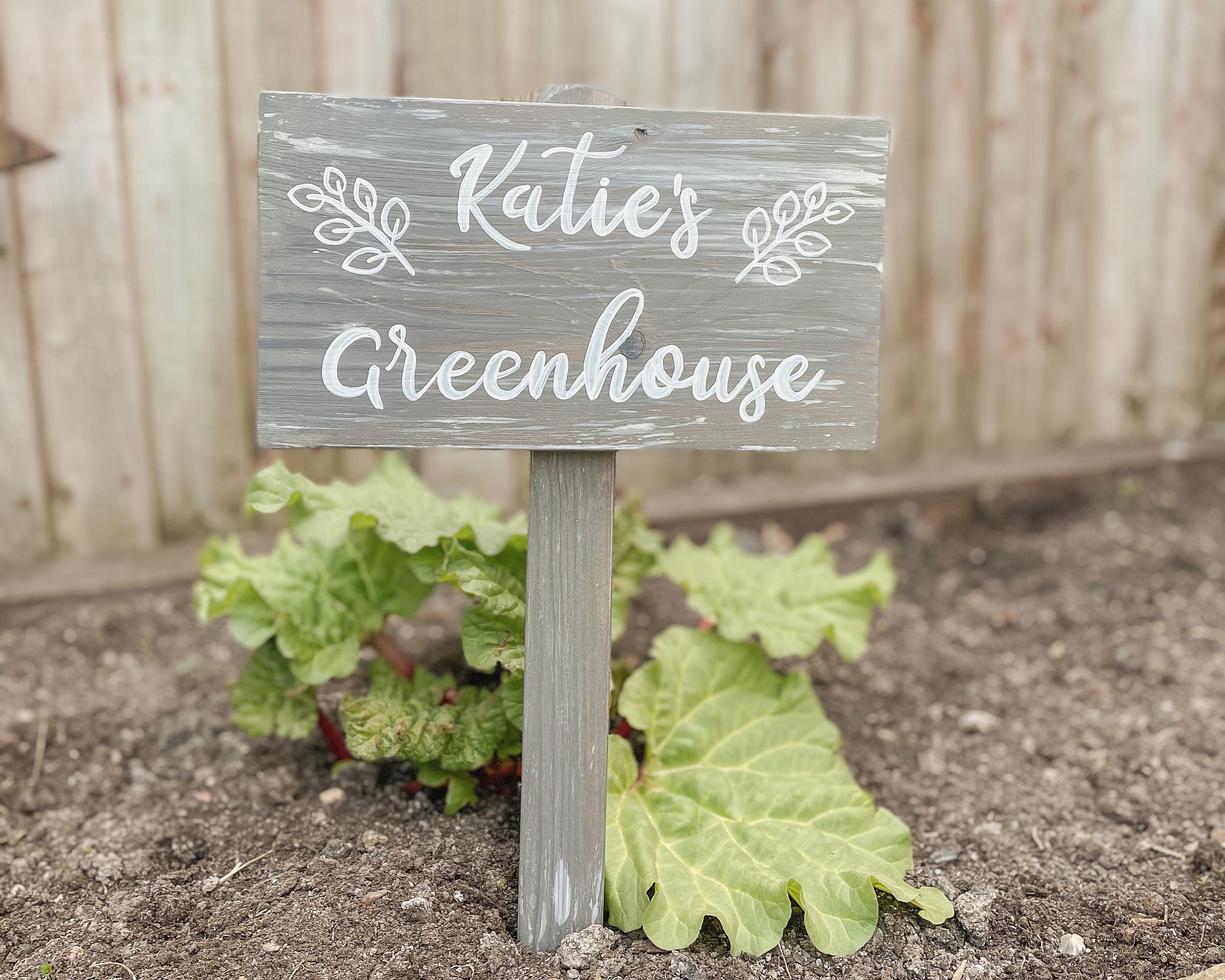 Personalised Garden Sign Wooden Garden Plaque Custom Outdoor Etsy UK