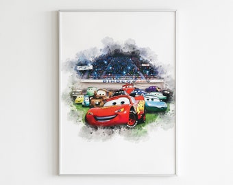 Pixar Cars Print Etsy Pixar Cars Print Etsy