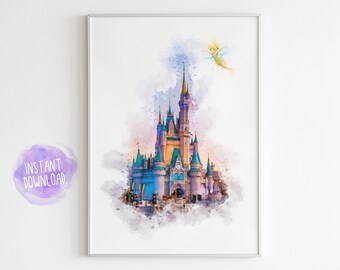 Download Disney Watercolor Etsy