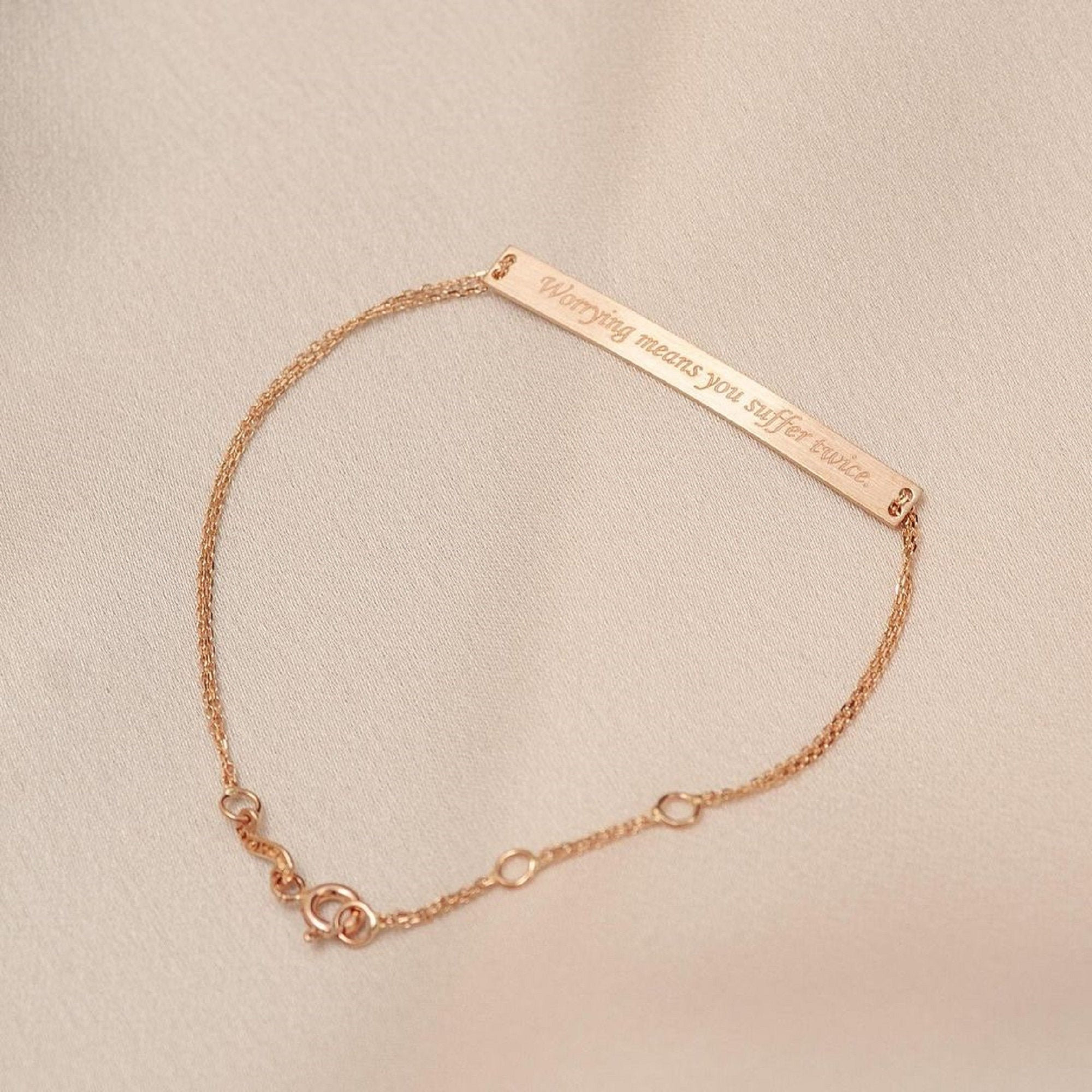 Name Bracelet I Personalized Name Bracelet I Custom Initial | Etsy