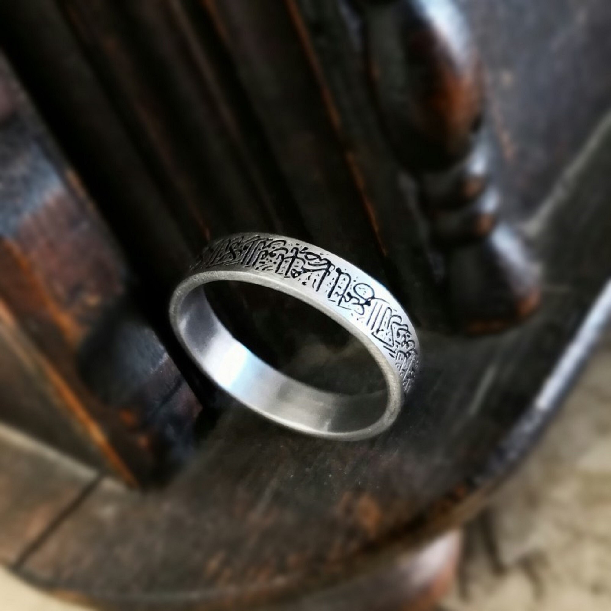 Prayer Ring I Sterling Silver Ring I Elegant Design I Handmade Etsy