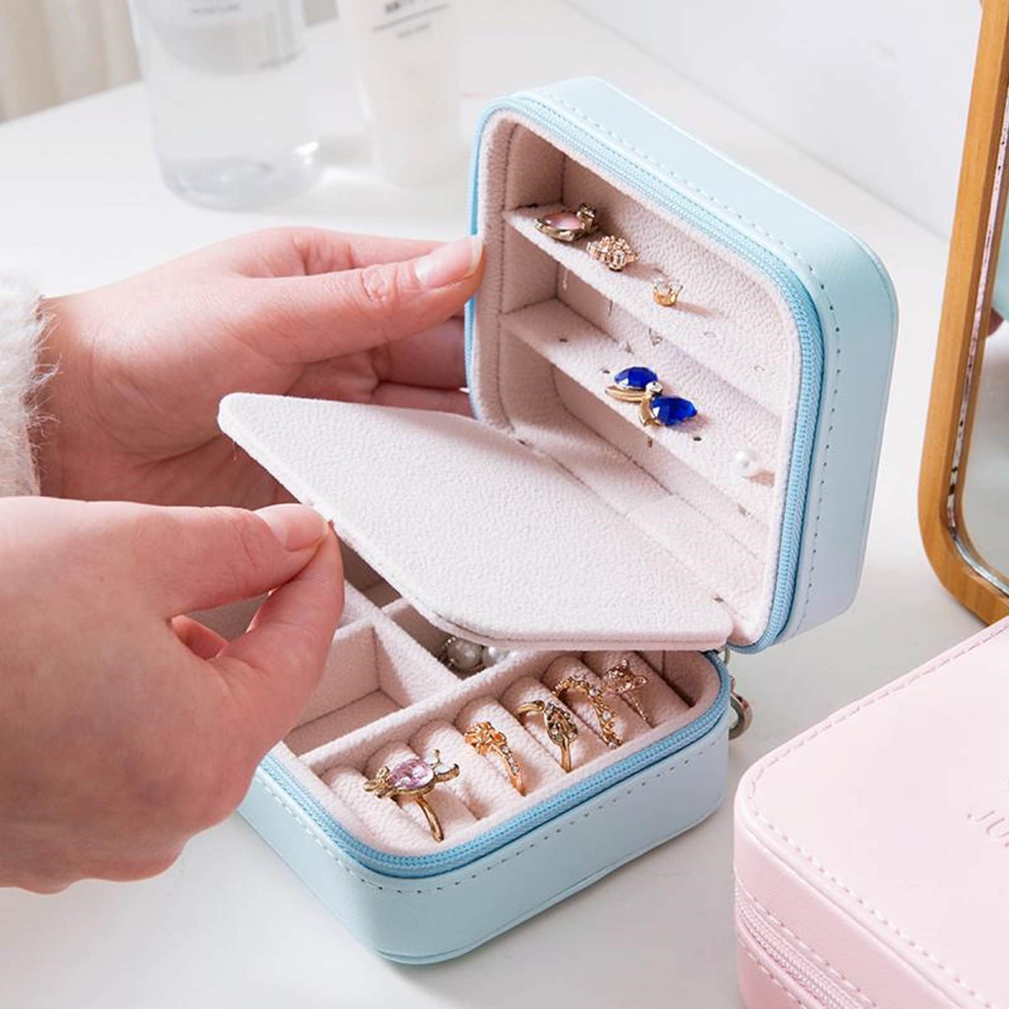 Jewelry Box Travel Case I Jewelry Box I Jewelry Travel Case I Etsy