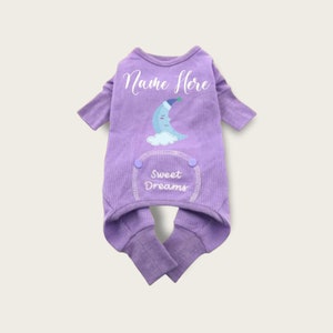 Custom dog pajamas | sweet dreams dog pajamas | dog pjs | cozy dog pajamas | dog jammies | puppy pajamas | pajamas for dogs