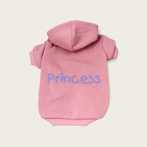 Custom NAME Dog sweatshirt | embroidered name dog hoodie | personalized sweater for dogs | name hoodie pet