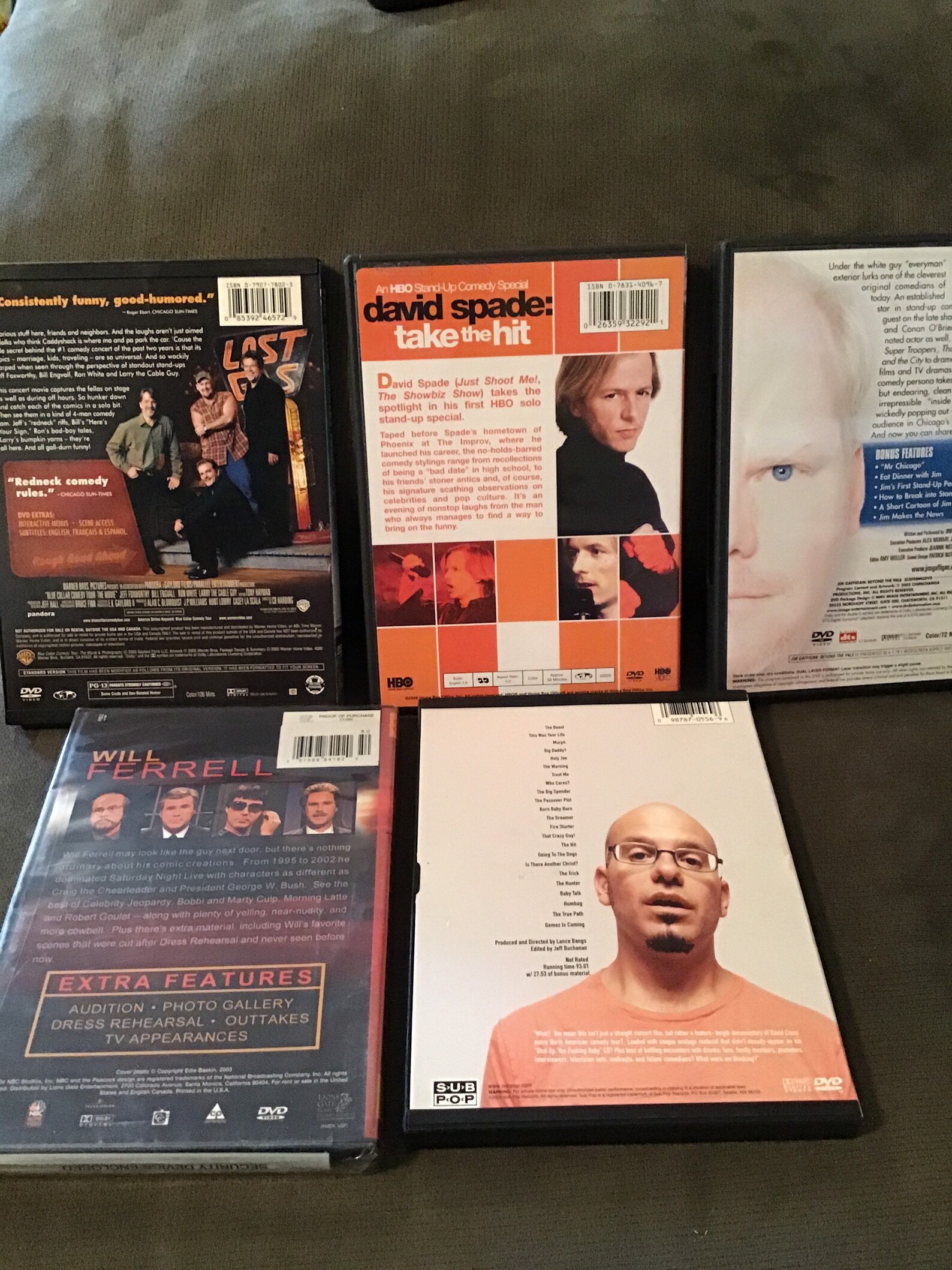 Lot of 5 Standup Comedy DVDs. Free Shipping. All in Etsy