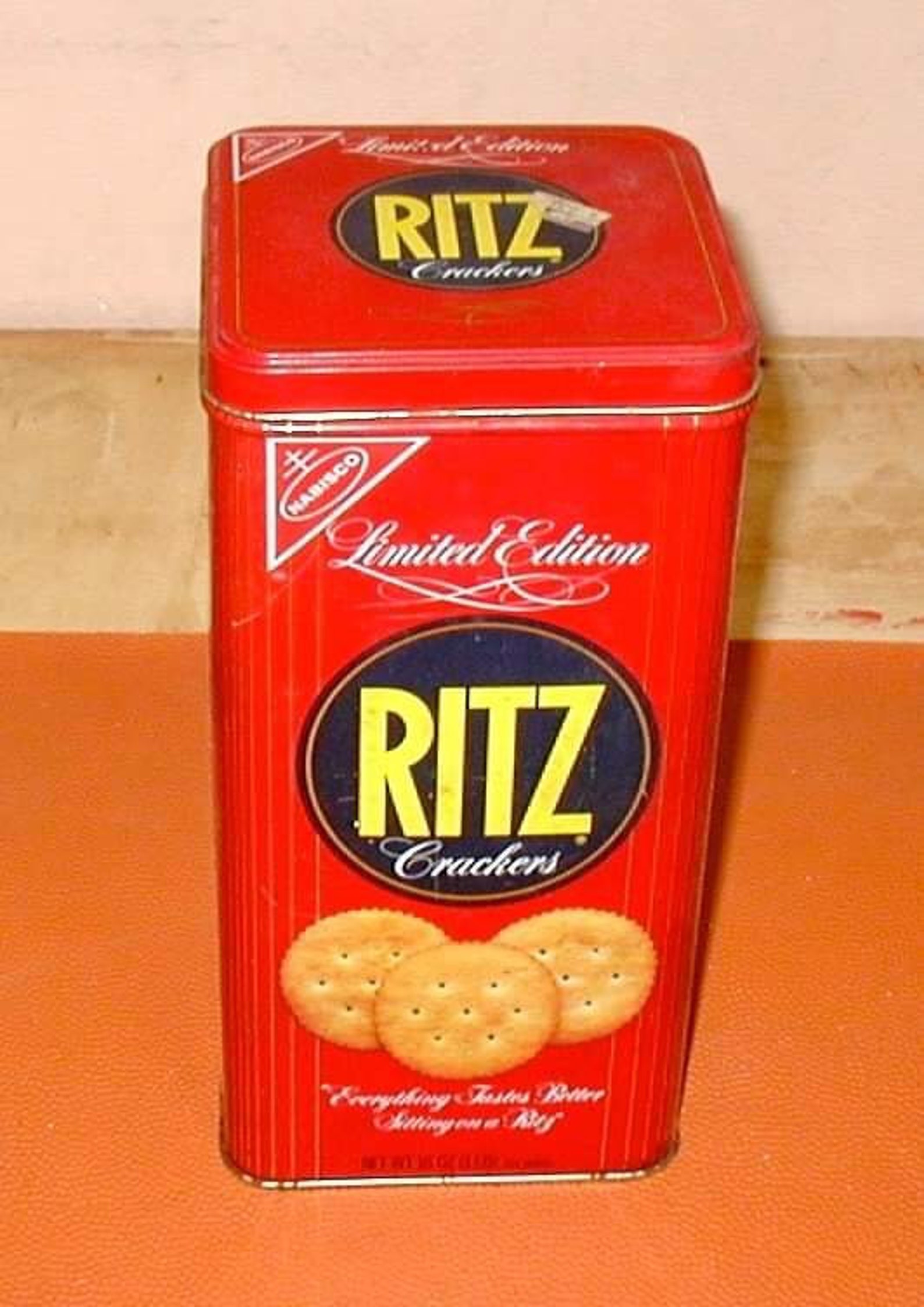 Limited Edition Ritz Cracker Tin. Vintage rectangular tin. Etsy