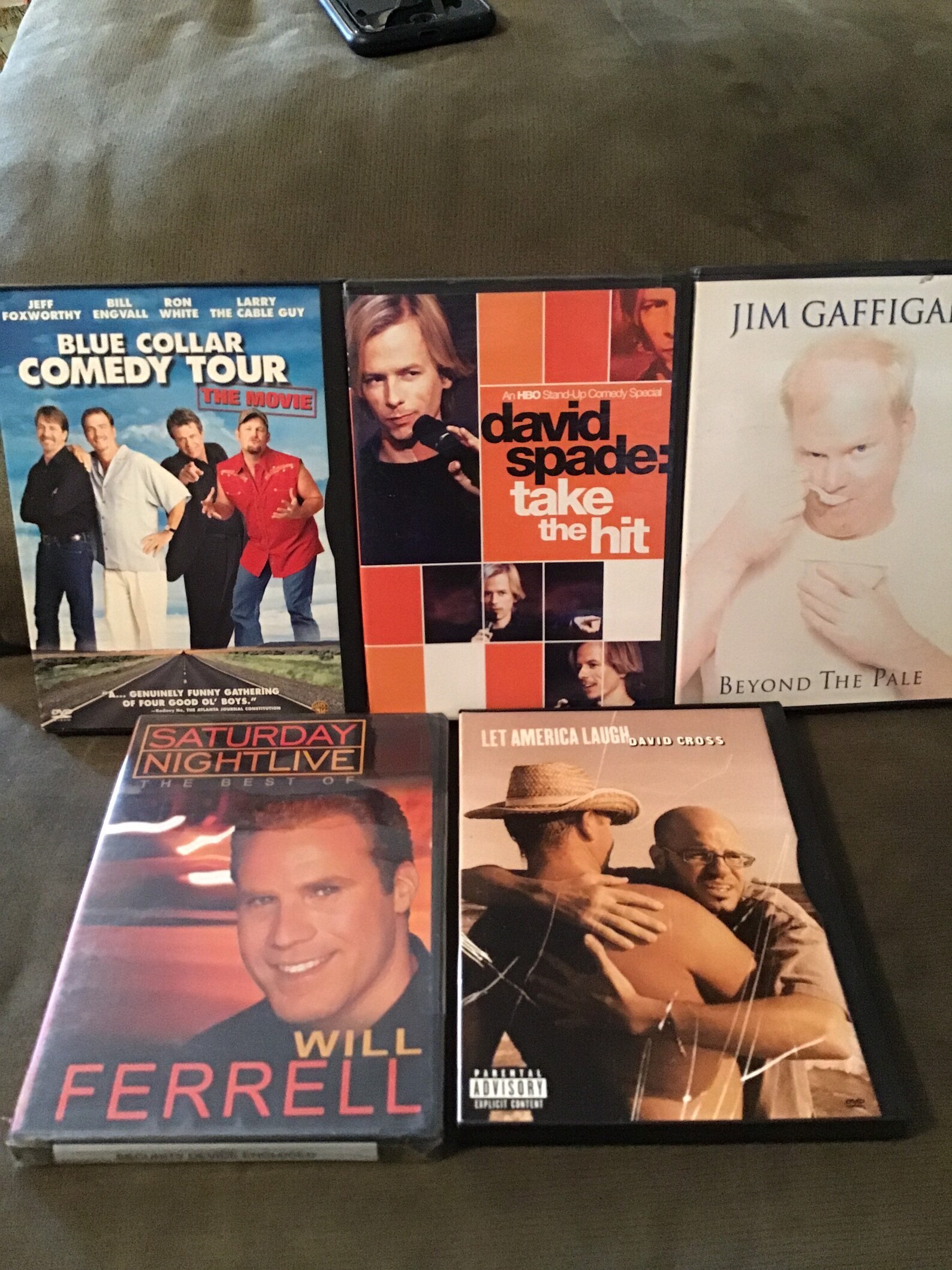 Lot of 5 Standup Comedy DVDs. Free Shipping. All in Etsy