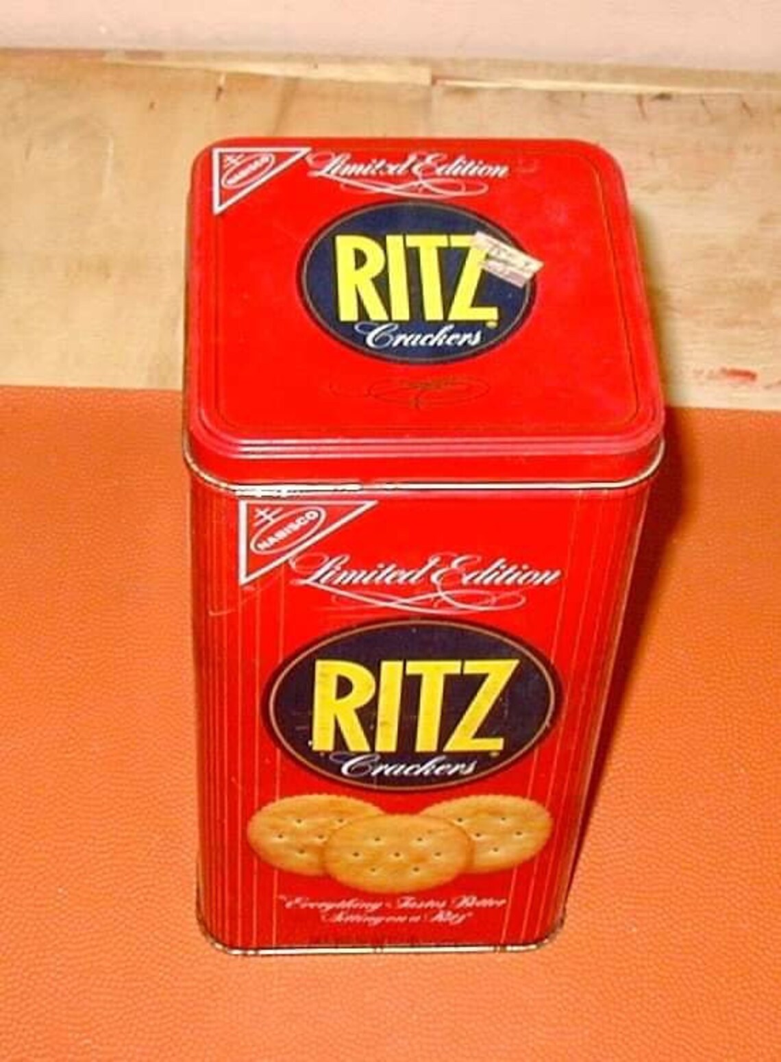 Limited Edition Ritz Cracker Tin. Vintage rectangular tin. Etsy