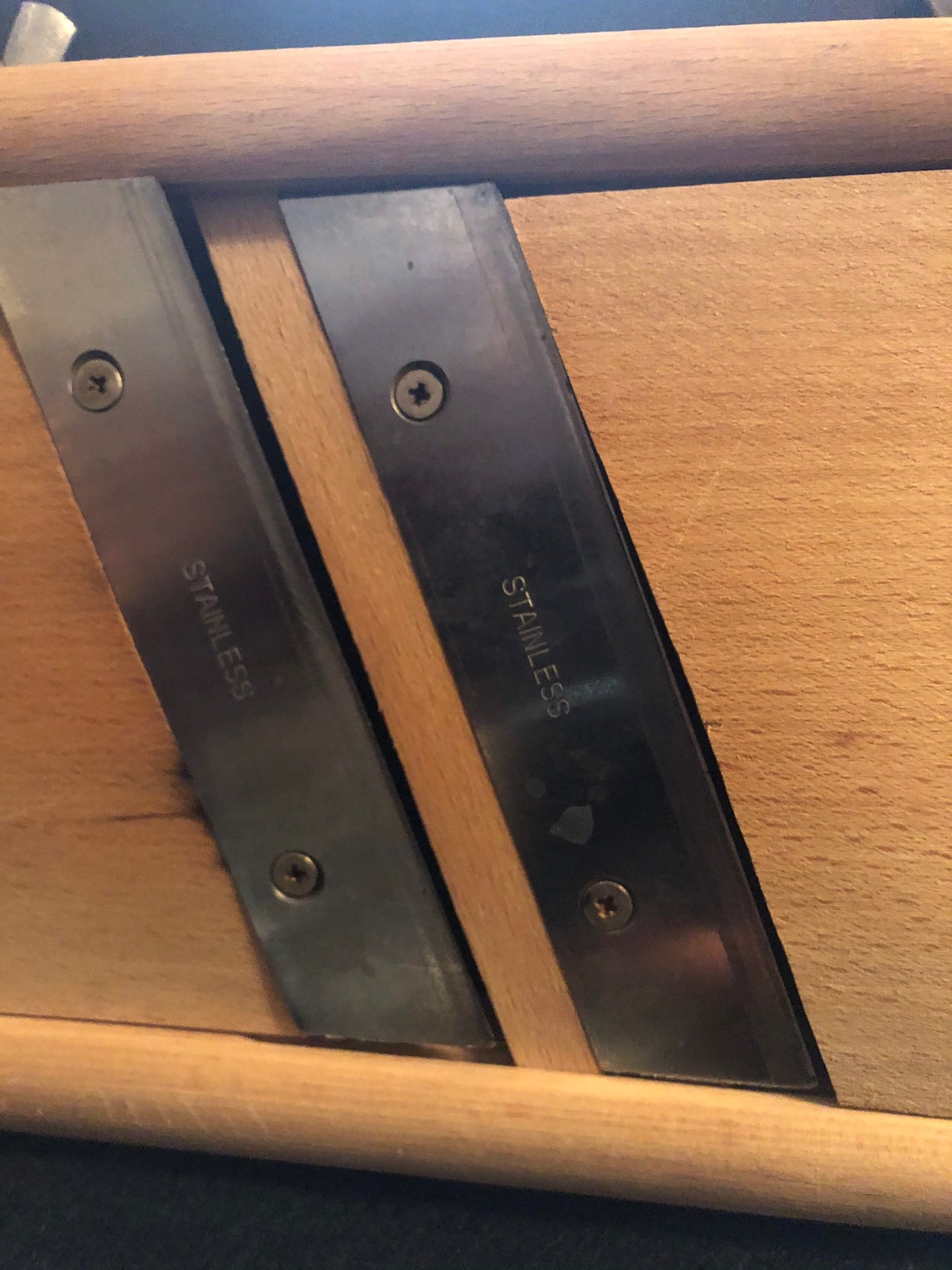 Vintage Kitchen Mandolin. Very useful item. Free shipping. Etsy