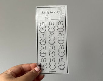 Miffy nijntje Geld-Häschen-Frühlings-Spar-Challenge Cute