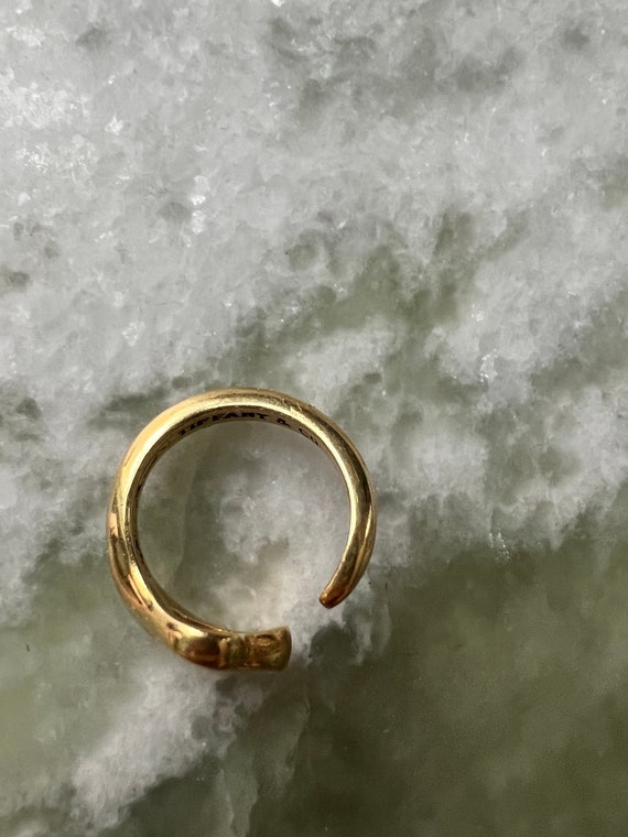 Tiffany &co Elsa Peretti Open Heart Ring 18ct Gold - Etsy