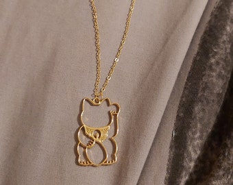 prints4fun.com Lucky CAT Luxury Necklace