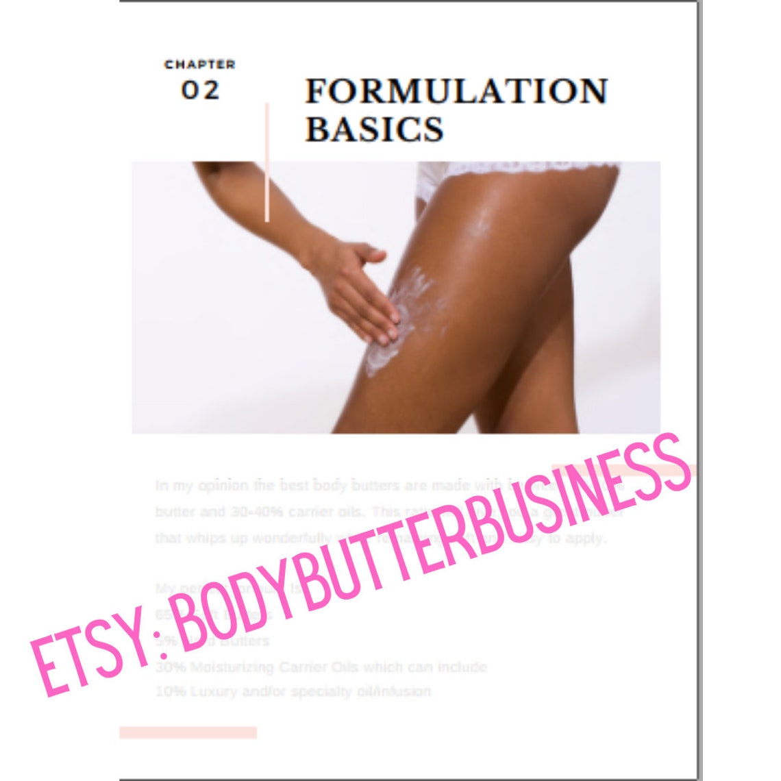 Start Your Body Butter Business//body Butter Recipes//diy Body Etsy