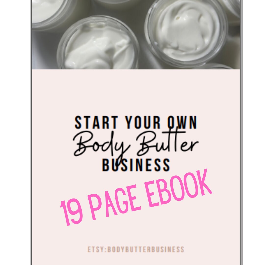 Start Your Body Butter Business//body Butter Recipes//diy Body Etsy