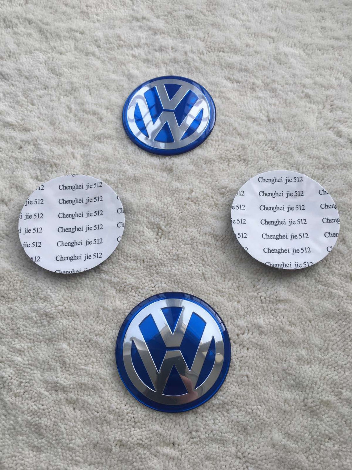 4 pcs 2.56inch 65mm Blue VOLKSWAGEN Wheel Center Hub Caps Etsy