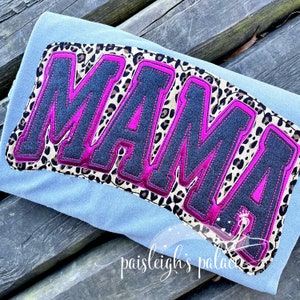 MAMA varsity curved triple applique download
