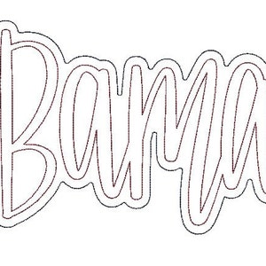 BAMA double applique download