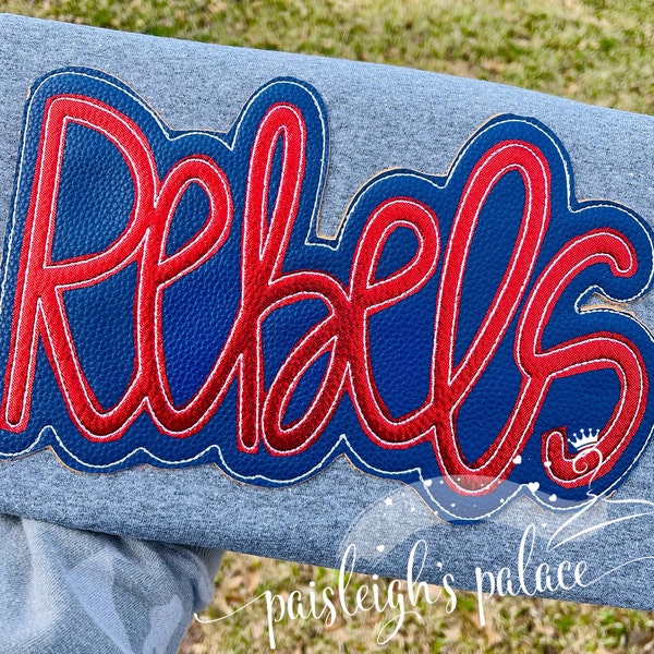 REBELS double applique download