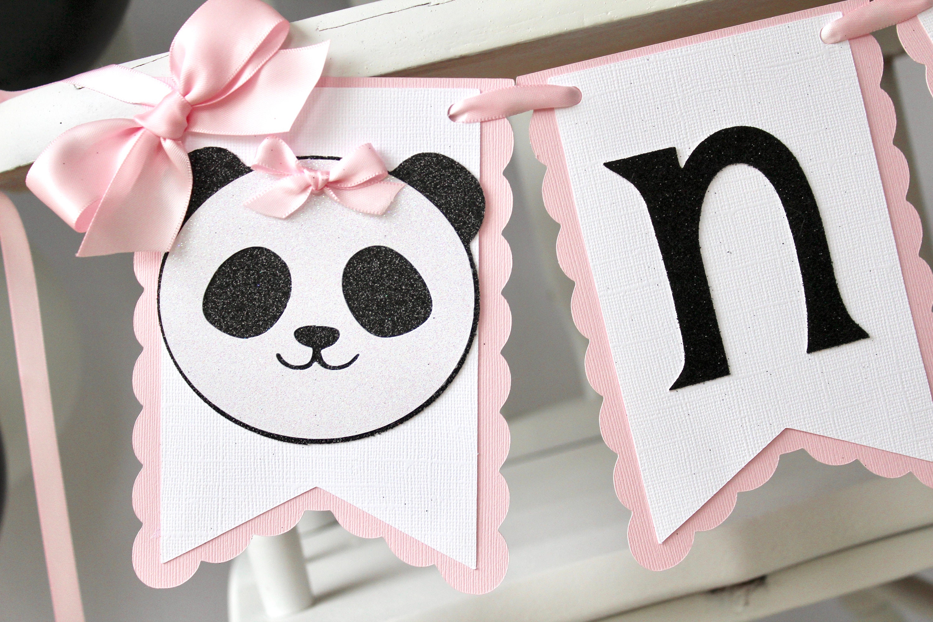 Panda Banner Bunting E48