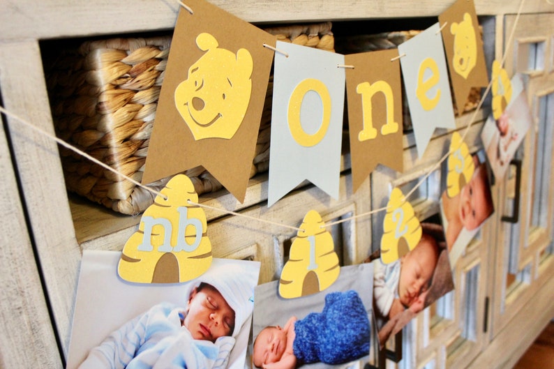 Winnie the Pooh Birthday Decorations Winnie the Pooh Party Decorations 1st Birthday Decorations Winnie the Pooh Banner