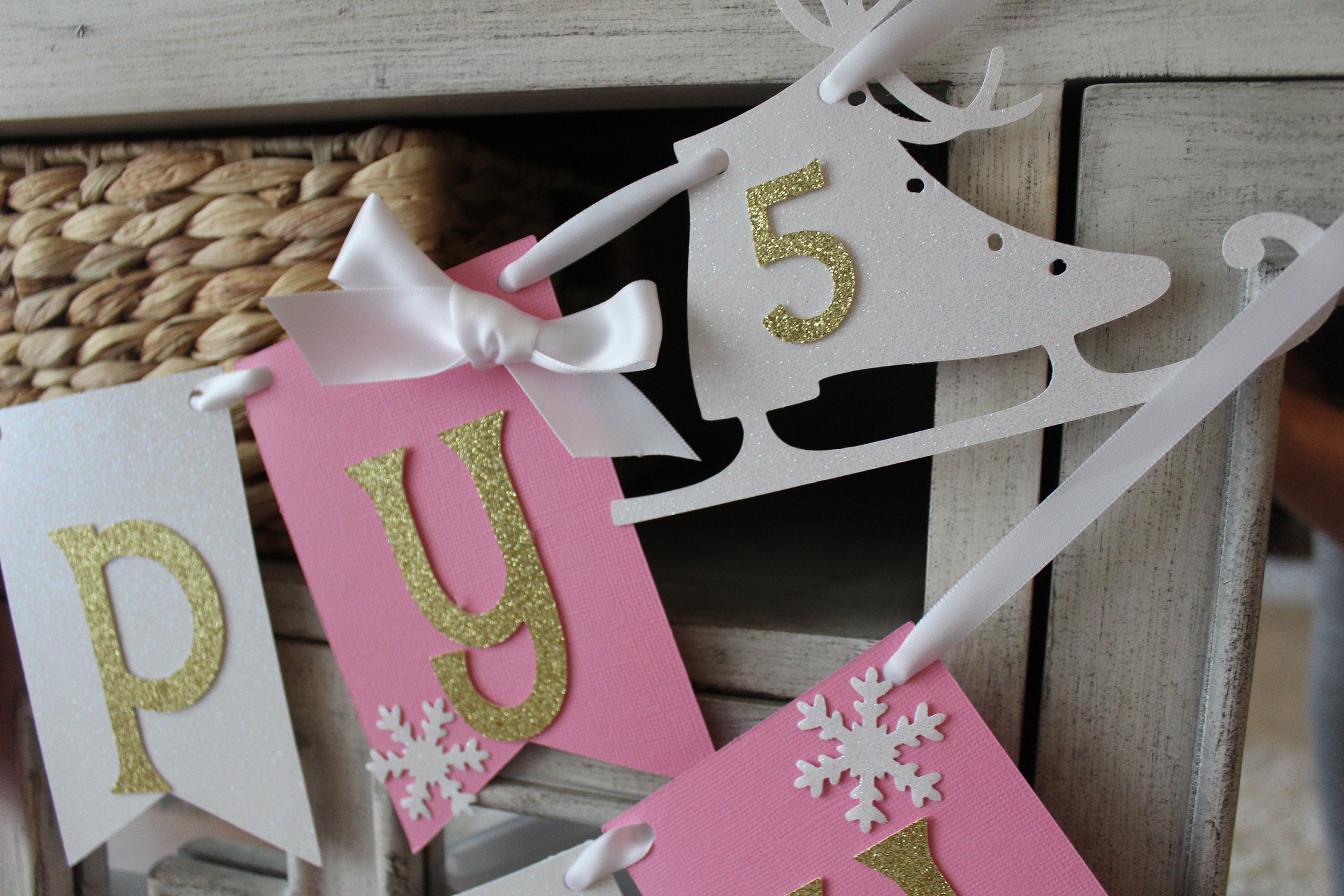 Ice Skating Birthday Party Decorations Ice Skating Party Etsy