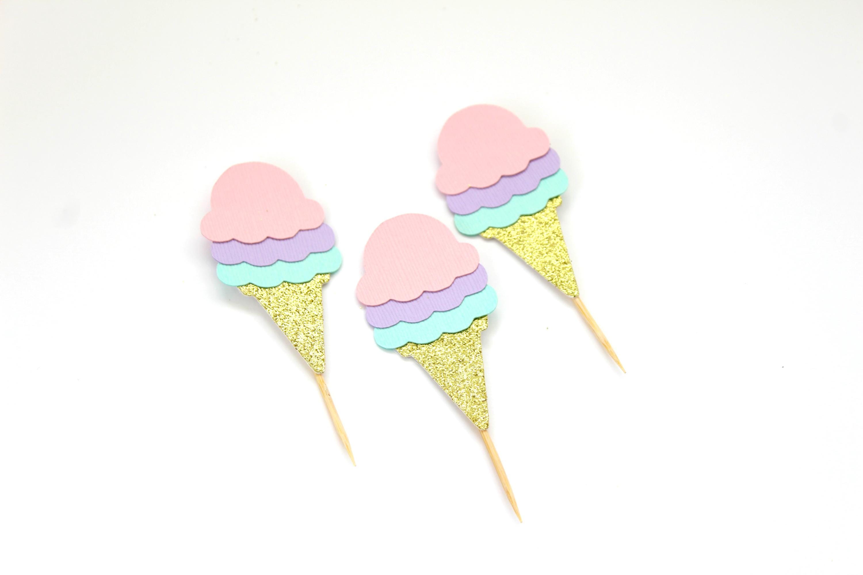 Ice Cream Cake Topper